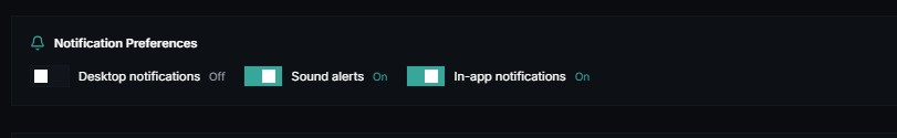 Notification Preferences