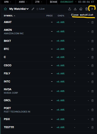 Close_Watchlist