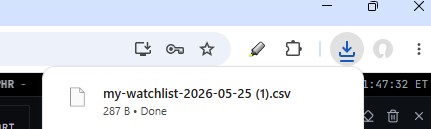 Export_Watchlist_like_Cvs