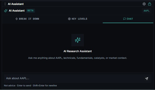 Image of AI Assistant Menu Chat